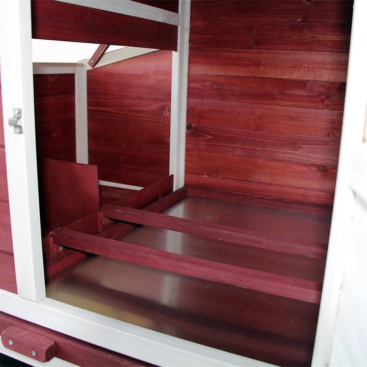 Actual product image Wiltec Chicken coop 2010x813x1165mm free range spruce wood chicken house chicken droppings tray