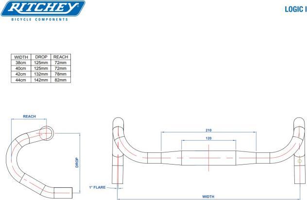 Immagine prodotto Ritchey WCS Logic II Manubrio stradale Ø31,8mm (31.80 mm)