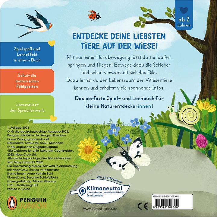 Actual product image Komm mit nach draussen! - Tiere auf der Wiese (German)