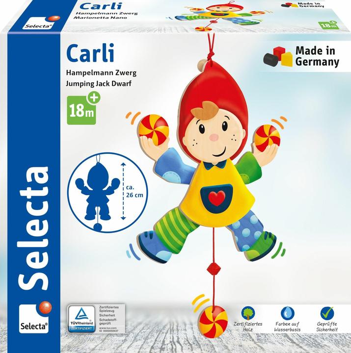 Produktbild Selecta Spielzeug Hampelmann Carli