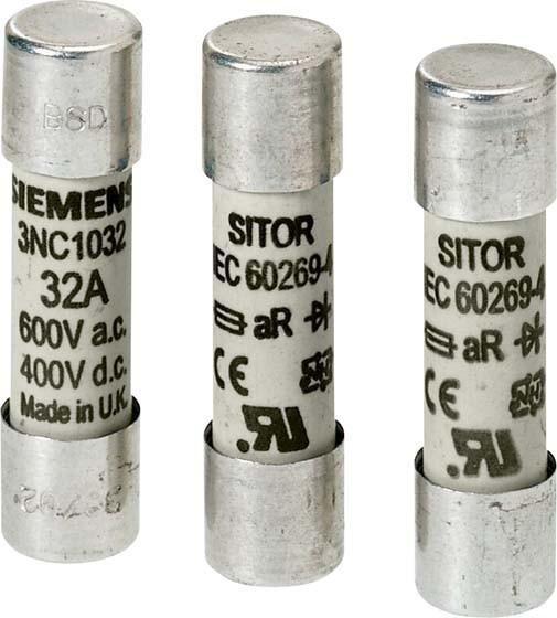 Produktbild Siemens Keramiksicherung FF 5A 660V AC 14x51mm 3NC1405 (Zylindersicherung, 5 A)