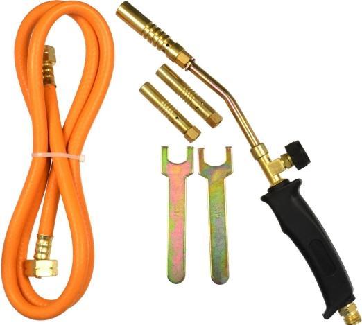 Actual product image GEKO Gas burner, 3 ends 13,15,17mm, hose 1,5m