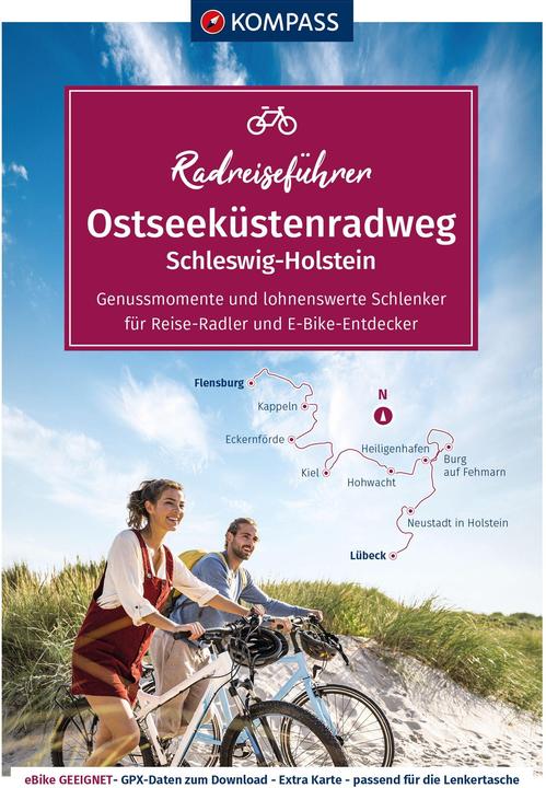 Immagine prodotto RadReiseFührer Ostseeküstenradweg von Flensburg bis Lübeck (Tedesco, Bussola, 2022)