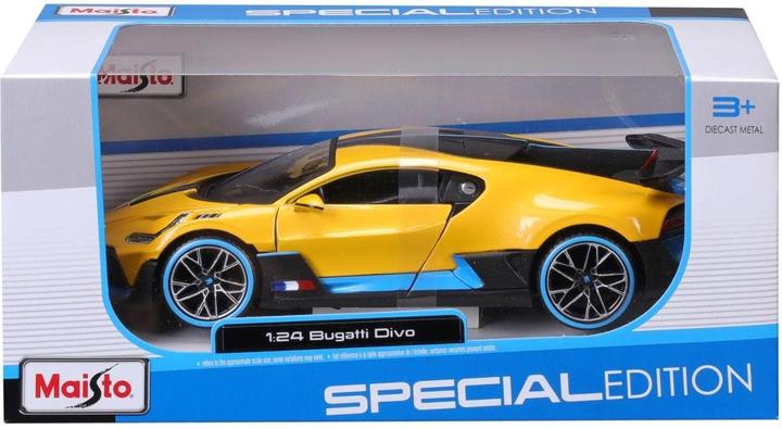 Image du produit Maisto Bugatti Divo 1/24 jaune