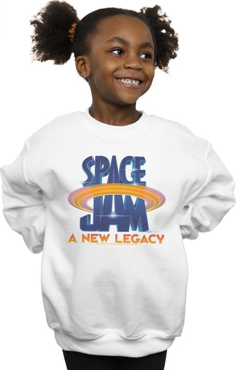 Actual product image Space Jam Girls Movie Logo Sweatshirt (152, 158)