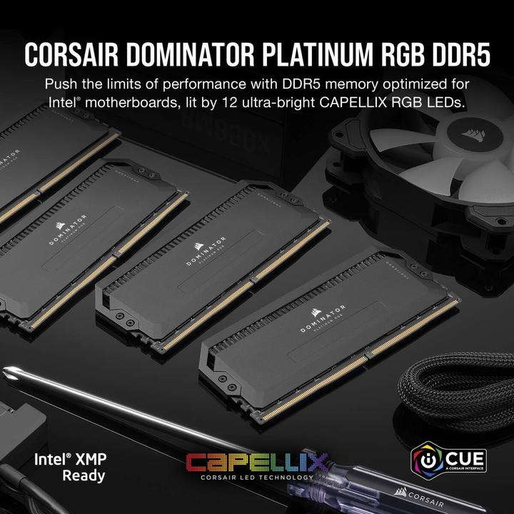 Produktbild Corsair Dominator Platinum RGB (2 x 16GB, 6000 MHz, DDR5-RAM, DIMM)