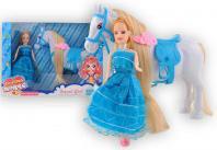 Produktbild Jono Toys Pferd 18 cm mit Puppe 15 cm