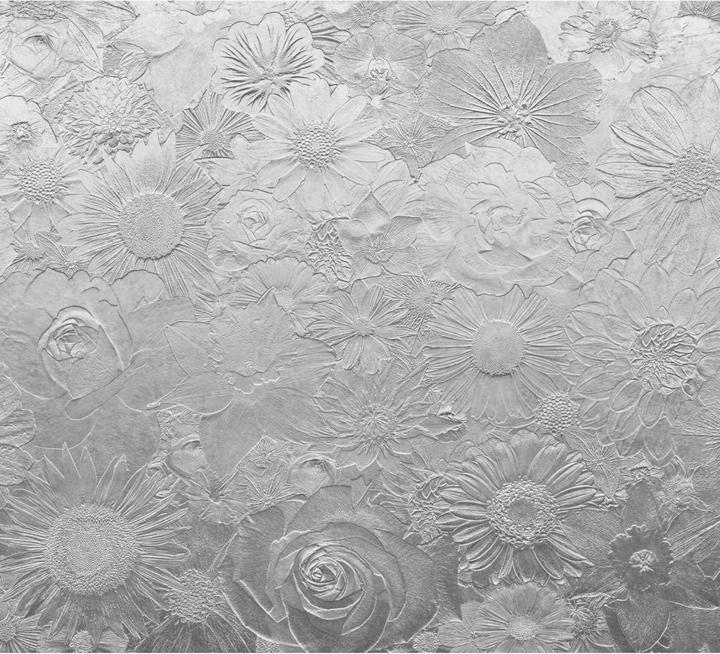 Image du produit Trenddeko Fleurs en argent (384 x 260 cm)