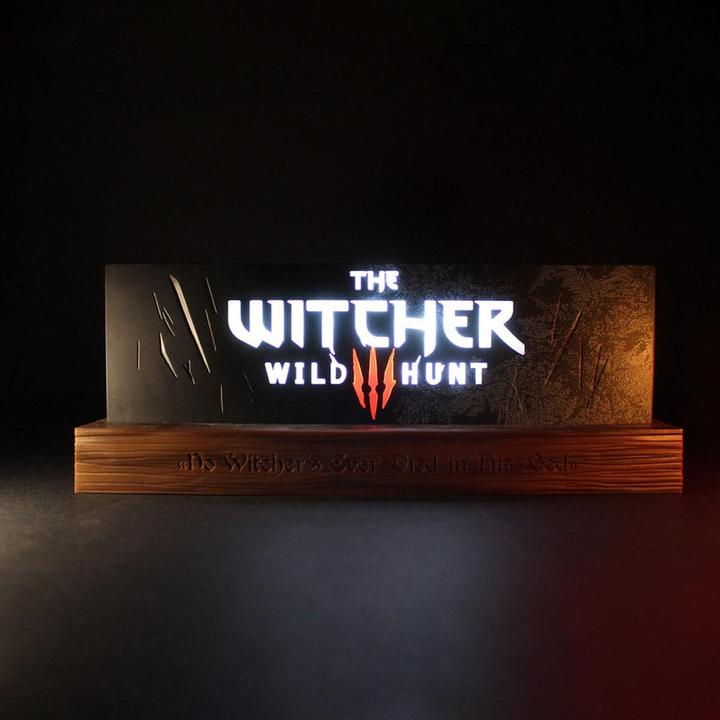 Actual product image Neamedia Assassin's Creed LED-Light Wild Hunt Logo 22 cm
