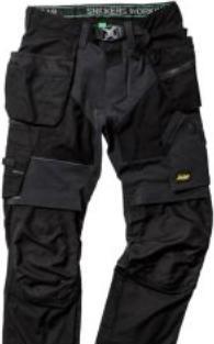 Produktbild Snickers Workwear FlexiWork Trousers+ Black W35/L32 (W35/L32)