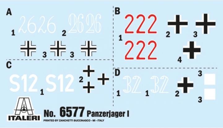 Actual product image 1:35 Ger. Tank Destroyer I