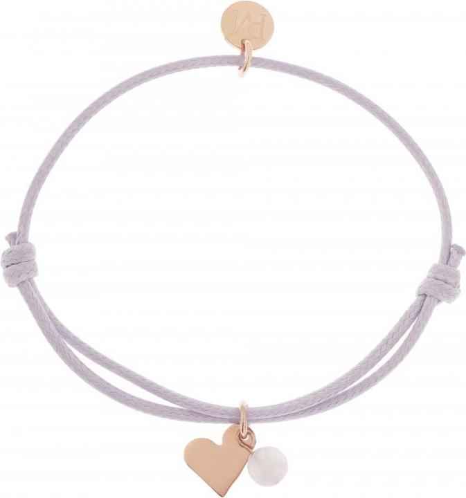 Immagine prodotto Proud MaMa Bracciale Mea, viola/quarzo rosa (Senza nichel e senza piombo)