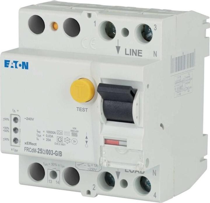 Immagine prodotto Eaton RCD FRCdM-25/2/003-G/B 25A Sensibilità G/B 300638