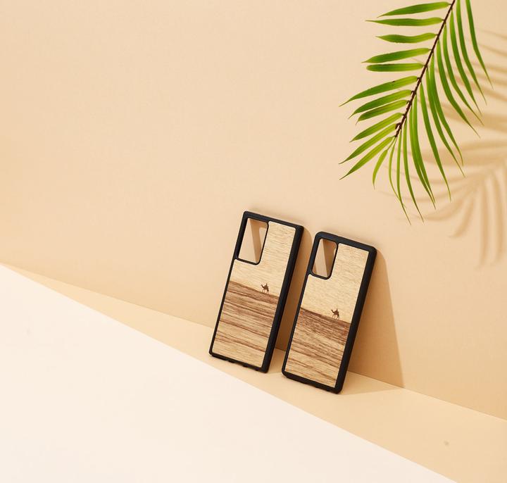Immagine prodotto Man.Wand Custodia &WOOD per Galaxy Note 20 terra juodas (Samsung Galaxy Note 20)