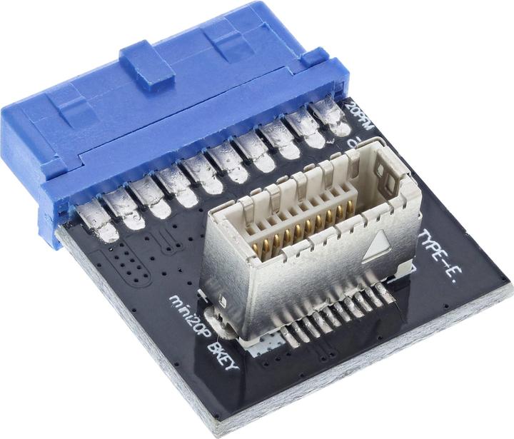 Image du produit InLine ® Adaptateur interne USB 3.0 vers USB 3.1 en façade Key-B