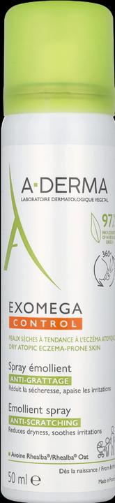 Immagine prodotto A-Derma Exomega Control Spray Emolliente Lenitivo per Pelle Secca e Atopica 50Ml (50 ml)