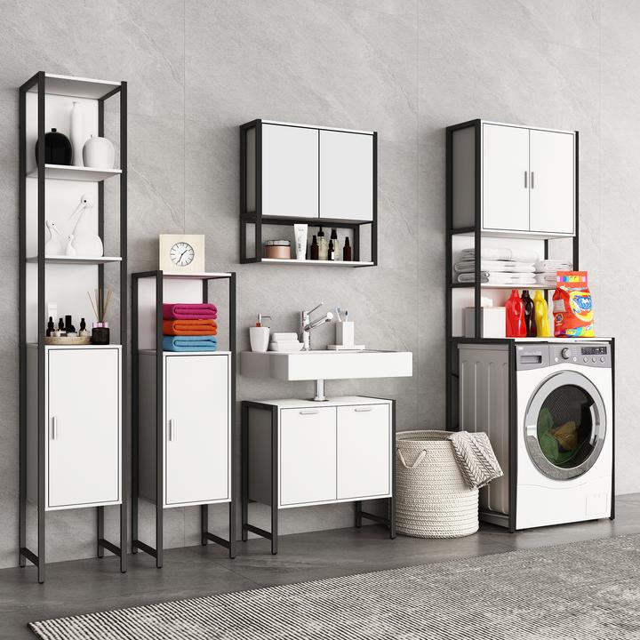 Image du produit VCM Waschmaschine Überbau Schrank Edino