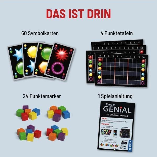Produktbild Kosmos Kartenspiel Einfach Genial (Deutsch)