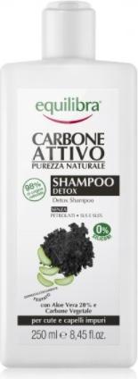 Equilibra Carbo Detox Shampoo Cleansing Shampoo From Activated Carbon Aloe Vera 250Ml (250 ml, Flüssiges Shampoo)
