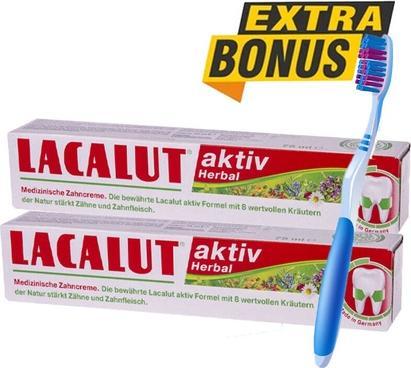 Actual product image Zdrovit Lacalut Activ Herbal Toothpaste 75 ml (75 ml)