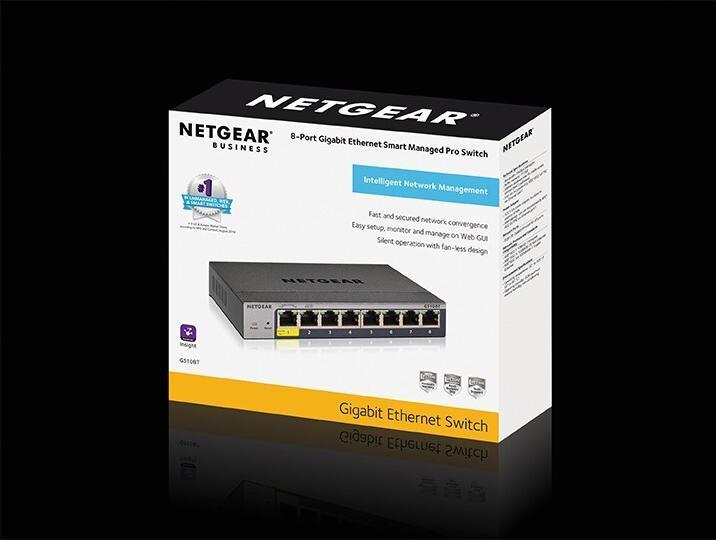 Productafbeelding Netgear GS108T-300PES (8 Havens)