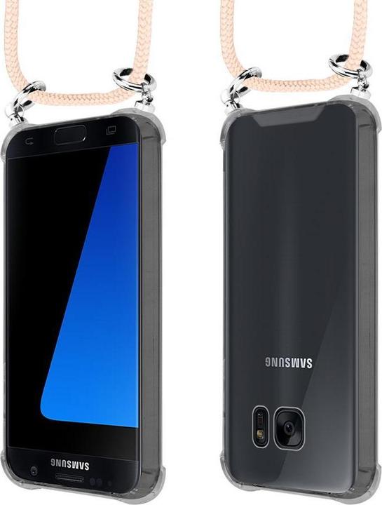 Produktbild Cadorabo TPU Handy Kette SILBER Cover