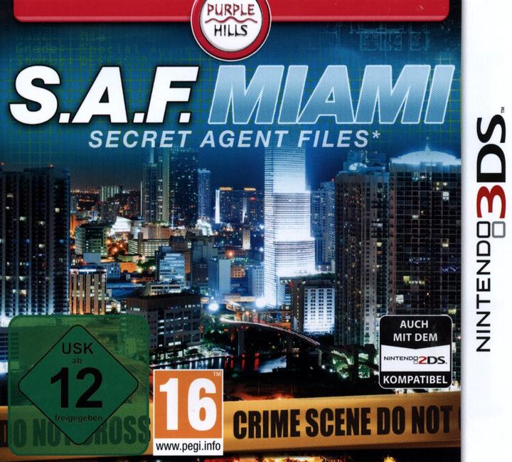 Produktbild S.A.D. Purple Hills S.A.F. Miami Secret Agent Files (D) (3DS, DE)