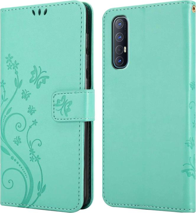 Produktbild Cadorabo Hülle für Oppo FIND X2 NEO mit Blumen Muster (Oppo Find X2 Neo)