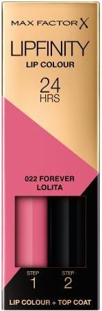 Actual product image Max Factor Lipfinity 24HRS (022 Forever Lolita)