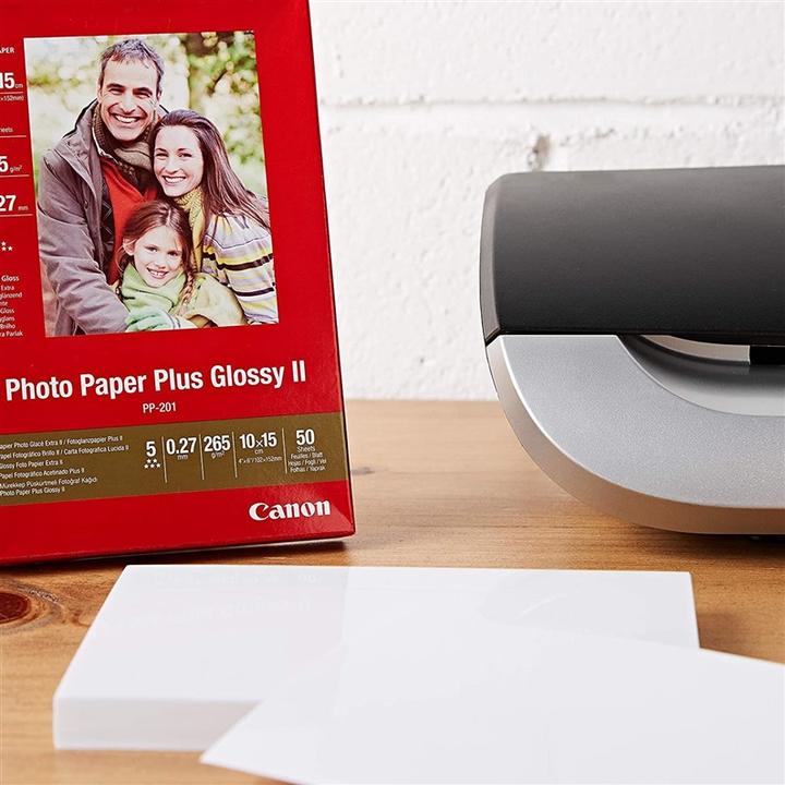 Produktbild Canon PP-201 Fotopapier 4x6 50 Blatt glänzend (260 g/m², 10 x 15 cm, 50 x)