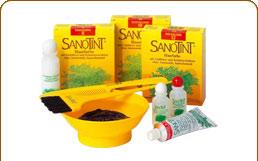 Actual product image Sanotint Hair color with golden millet without ammonia (Dark brown)