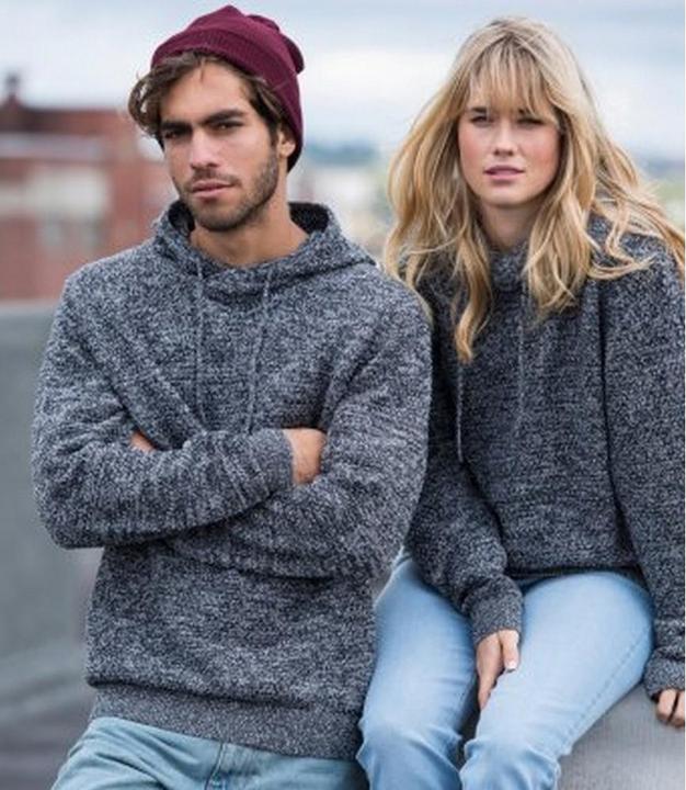 Actual product image Awdis Iguazu knitted hoodie (XL)