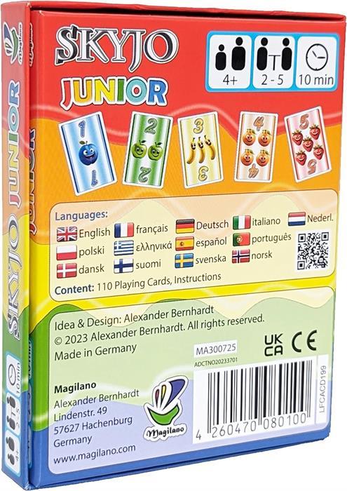 Produktbild Skyjo Junior (Französisch, Englisch, Deutsch, Italienisch, Spanisch)
