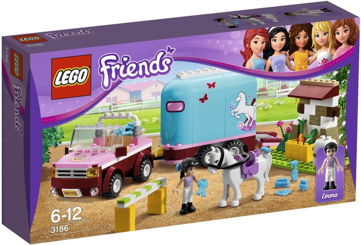 Produktbild LEGO Friends Geländewagen mit Pferdeanhänger (3186, LEGO Friends)