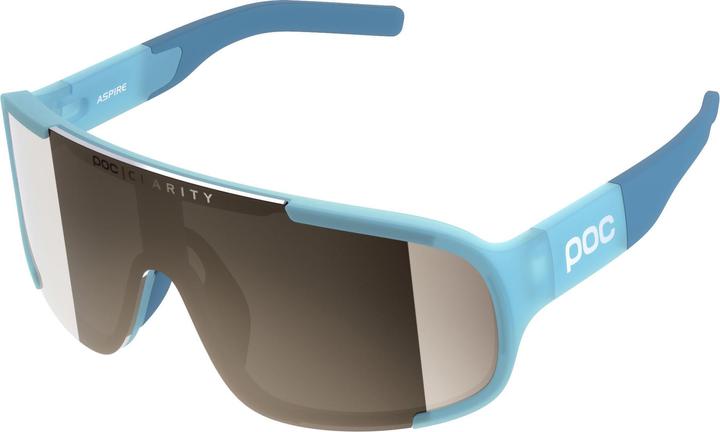Actual product image Poc Aspire Sports Glasses - Basalt Blue (Basalt blue, Silver)