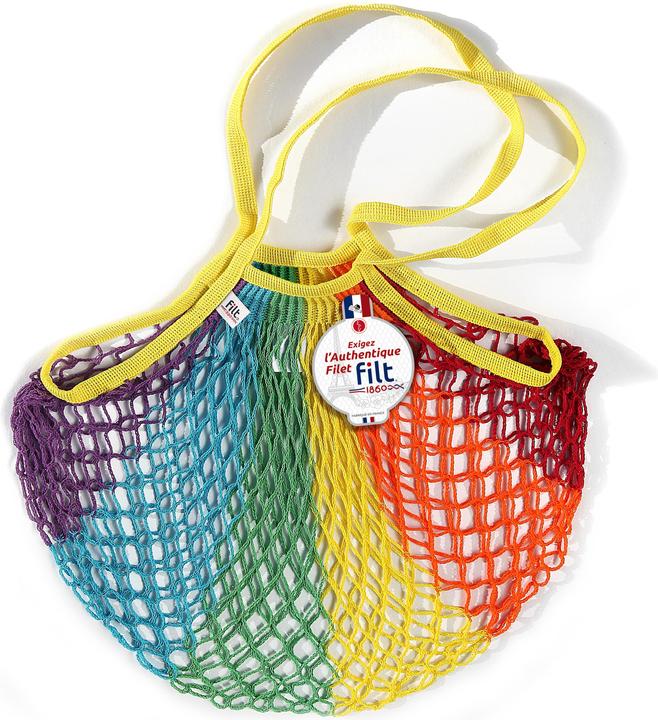 Produktbild Filt - Einkaufsnetz mit langem Griff rainbow