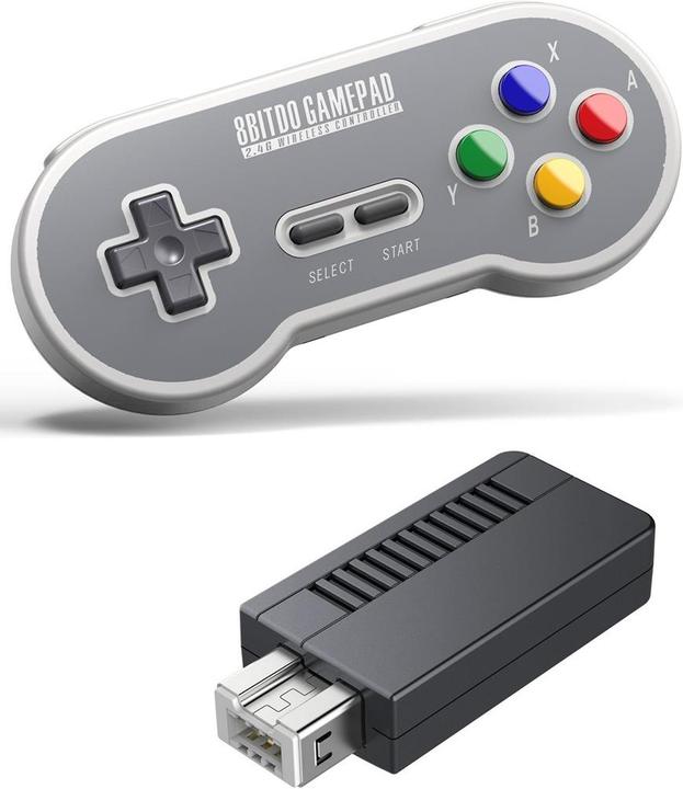 Image du produit 8bitdo SF30 Gamepad (SNES Classic, Switch, Android, Mac)