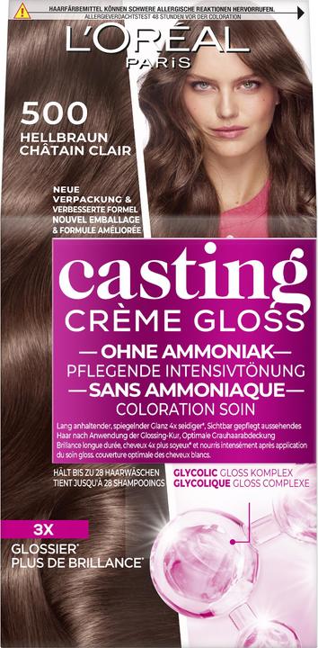 Actual product image L'Oréal Paris Casting Cream Gloss (500 light brown)