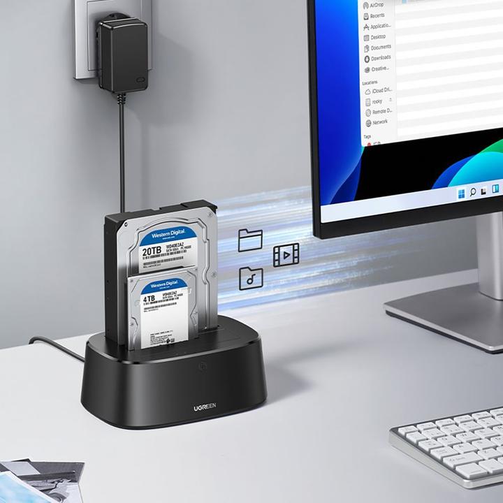 Image du produit Ugreen Station d'accueil SATA Hard Drive pour disque dur SSD 2,5" et 3,5