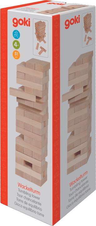 Actual product image Goki Jenga (German)