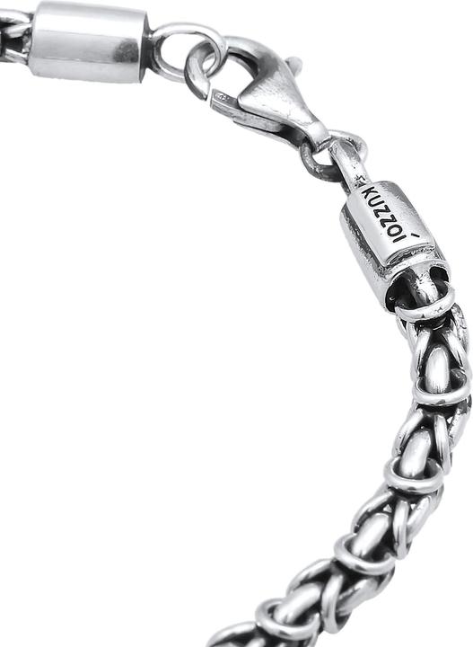Immagine prodotto Kuzzoi Bracciale King Chain Basic Argento 925 (21 cm, Argento 925)