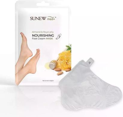 Actual product image SunewMed+ Sunewmed Nourishing Foot Cream Mask Moisturising Foot Mask In The Form Of Socks Almond & Royal Jelly (Foot mask)