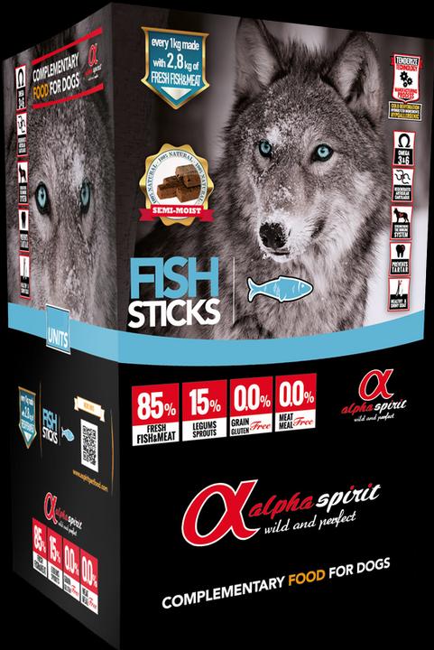 Immagine prodotto Alpha Spirit Bastoncini di pesce (Adulto, 30 pz., 300 g)