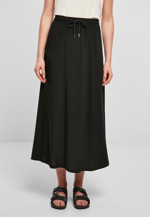 Actual product image Urban Classics Ladies Viscose Midi Skirt (XS)