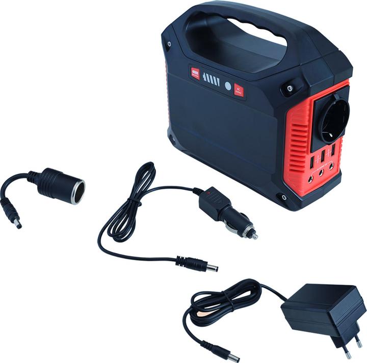 Produktbild Casativo Tragbare Powerstation & Solar-Generator mit 155 Wh, inkl. mobiles 60 Watt Solarpanel (155 Wh, 1.60 kg)