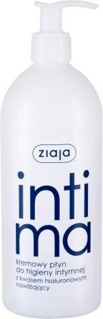 Ziaja Intima płyn kremowy do higieny intymnej z kwasem hialucynowym nawilżający 500ml (500 ml, Intimwaschlotion)