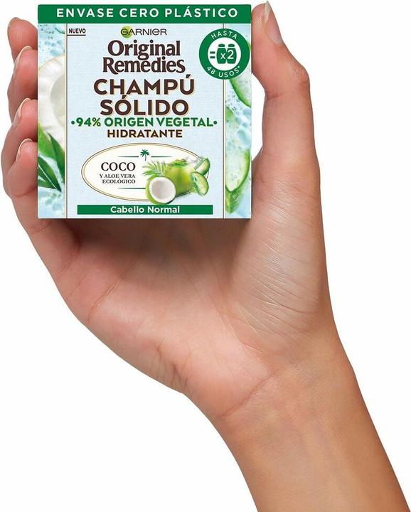 Immagine prodotto Garnier Original Remedies Champu Solido Cabello Normal 60g (Shampoo solido)