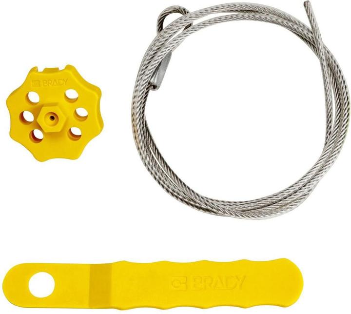 Actual product image Brady Spin system for additional safety, device, tool and 1.50 m cable, glass fibre reinforced