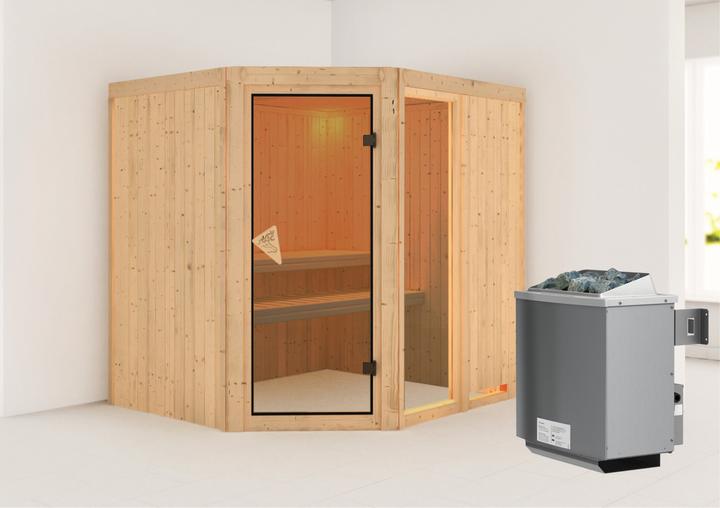 Produktbild Karibu Fiona 2 ohne Dachkranz (9 KW interne Steuerung)