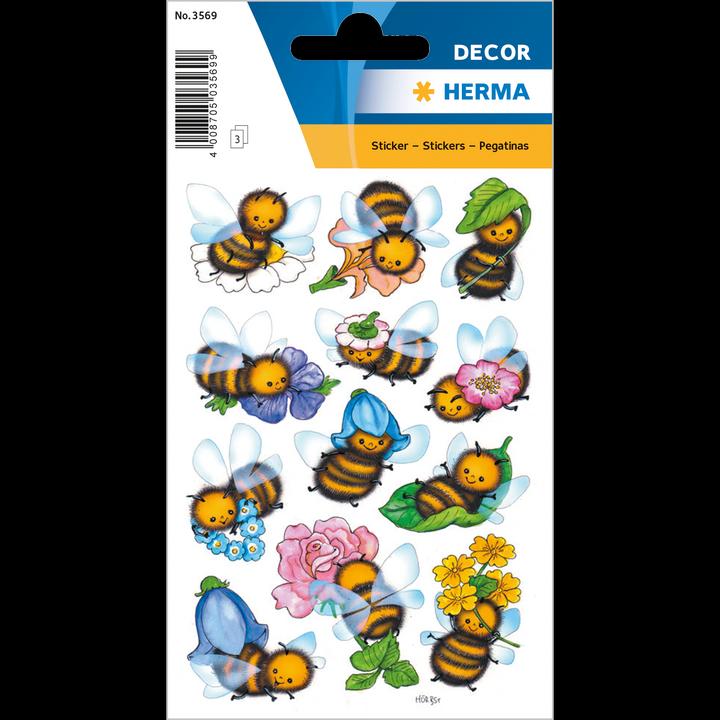 Actual product image Herma Sticker bee